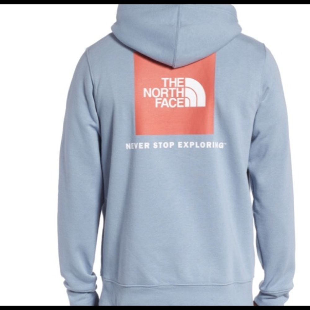 The Northface pullover hoodie (blue)